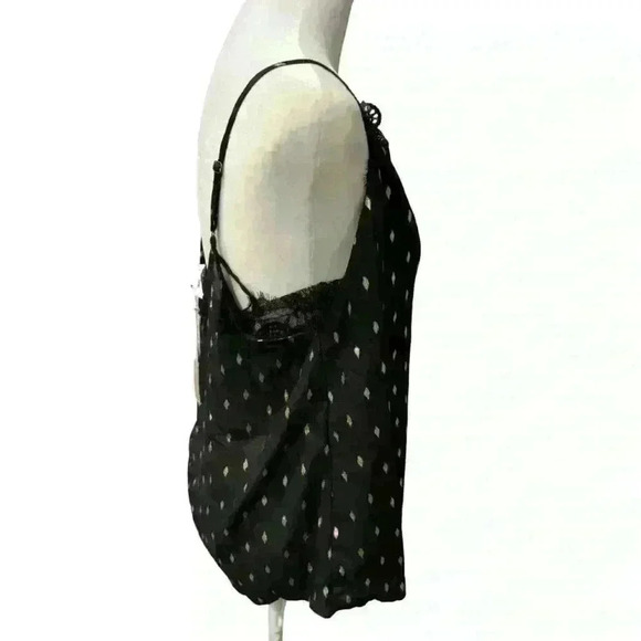 Blu Pepper New With Tags Black Tank Lace Bralette Gold Details - Picture 5 of 9